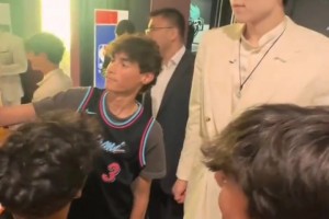 腼腆小杨😁杨瀚森收获第一批美国本土小迷弟